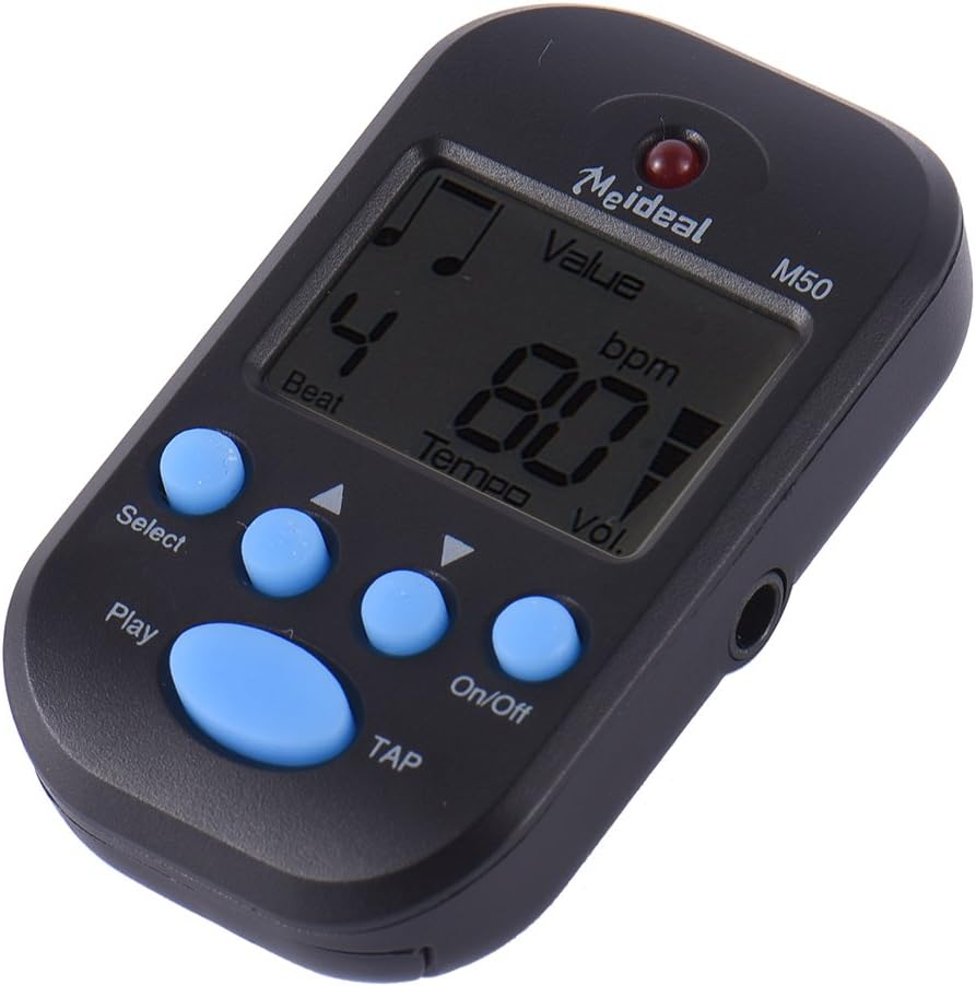 FACILLA® Meideal M50 Métronome Electronique à Pince Noir Instrument 532057