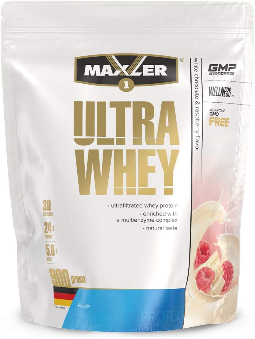 Maxler Ultra Whey Protein Pulver - Natürlich schmeckendes Protein Whey - Eiweiß Shake für ...