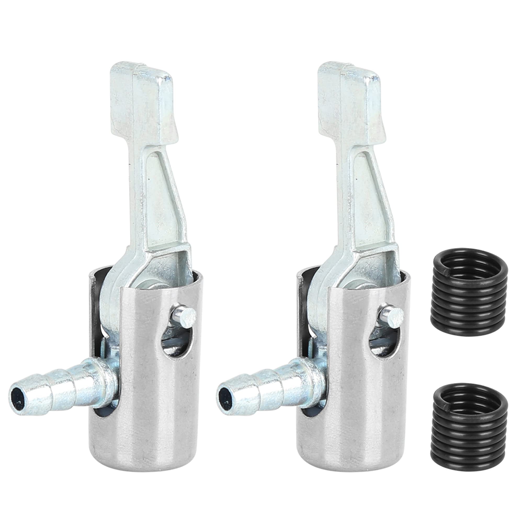 X AUTOHAUX 6mm Air Chuck Air Hose Inflator Adapter for Car Tire Valve 2pcs