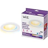 WiZ Connected Retrofit Downlight - 6 inch LED Recessed Light Fixture - Motion Activated Recessed Light - 750 Lumen - Connects to your Wi-Fi - Matter Compatible -1 Pack
