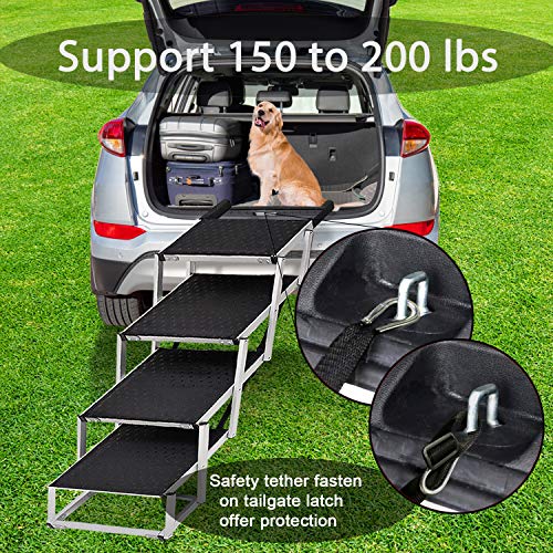 Dog Ramp, Extra Wide Dog Car Stair for Large Dogs,Dog Ramp for Car,Pet