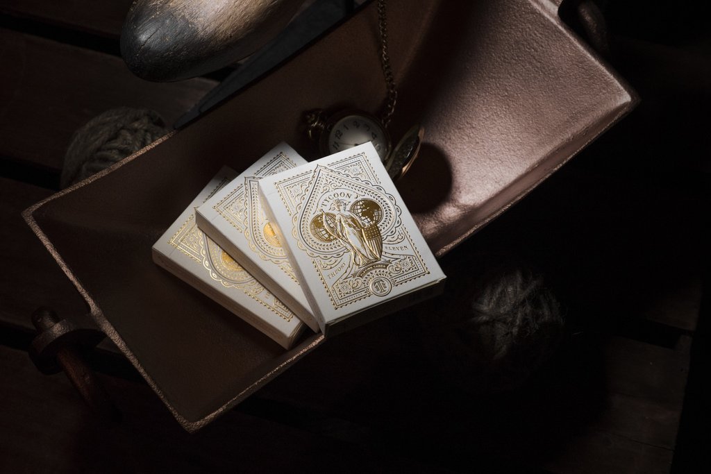 SOLOMAGIA Tycoon Ivory playing cards by Theory 11 - Card Games - Magic Tricks and Magic