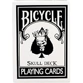 Bicycle Skull Deck Playing Cards with 4 Bonus Magic Cards