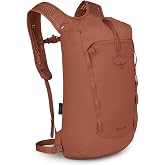 Osprey Daylite Cinch Backpack - Lightweight Travel Bag for Hikes, Festivals, and Everyda, Porcelain Orange