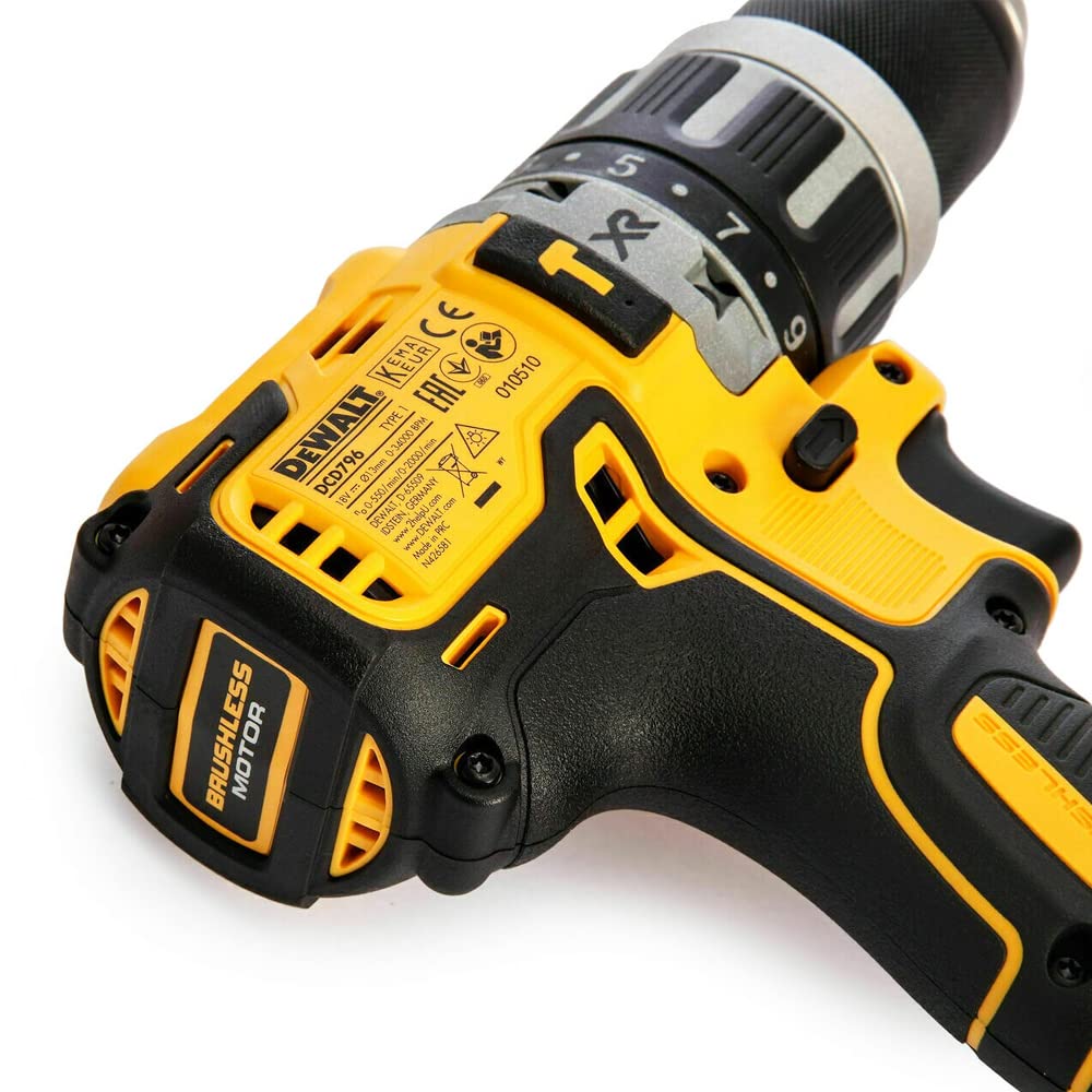 Dewalt DCD796N 18v XR Li-Ion Brushless Compact Combi Hammer Drill