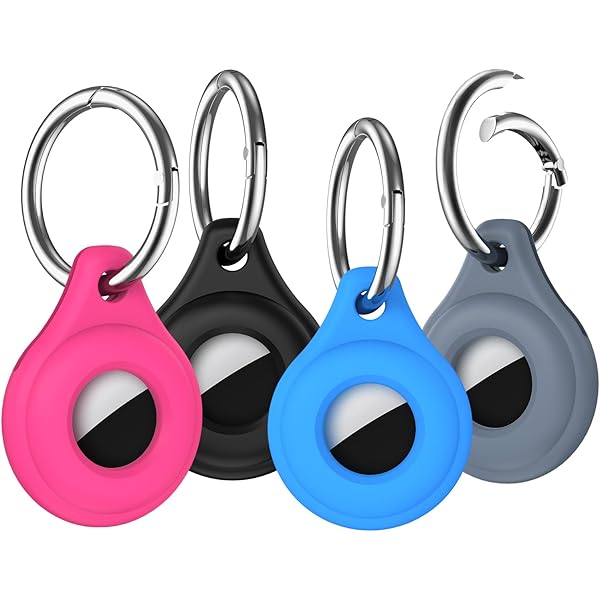 Best Buy Insignia™ Key Ring Case For Apple AirTag Cobalt