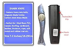 Zimpty shark knife with utility knife and 10 pcs