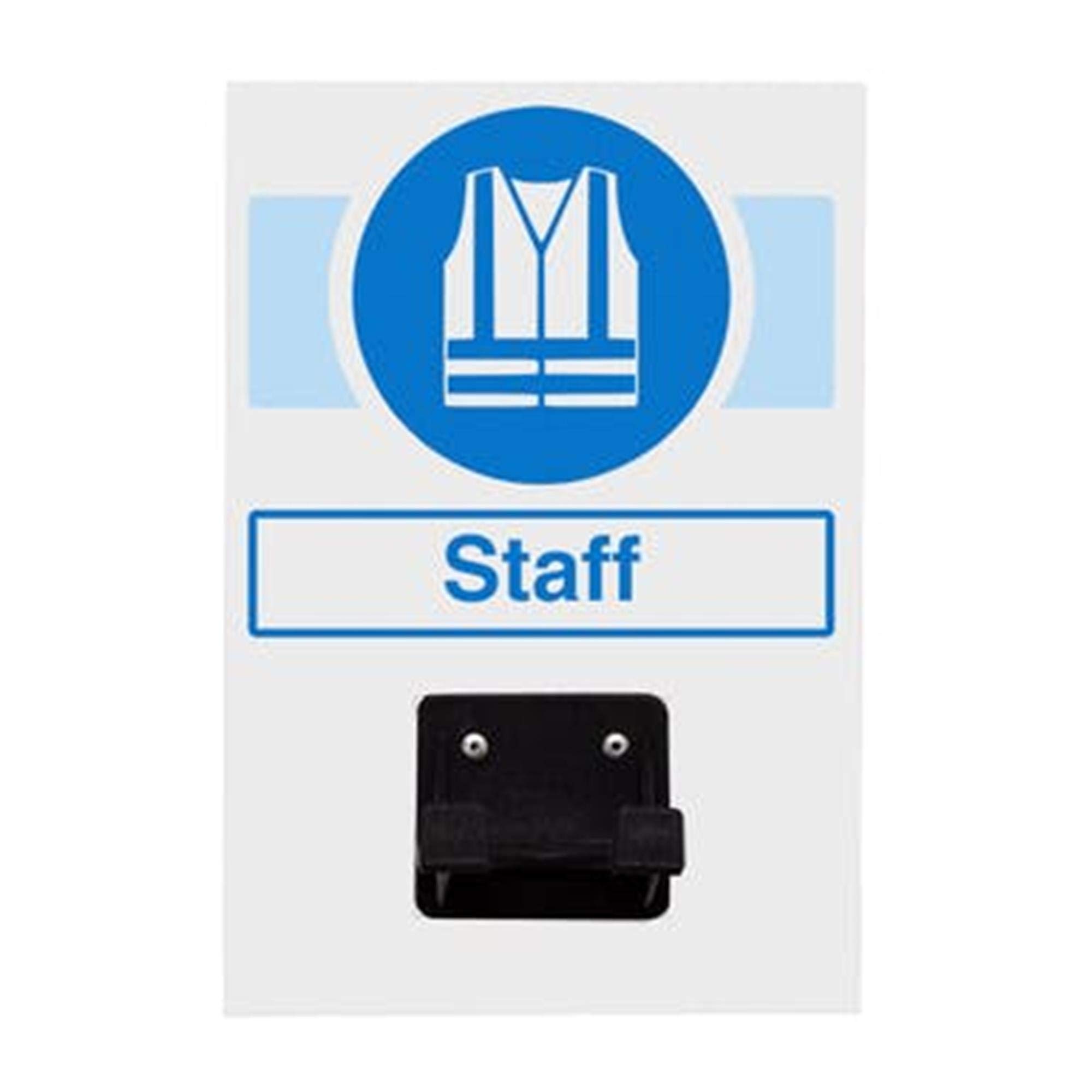 V Safety Ppe Station - Staff - 1 Holder - 220mm x 150mm - Single