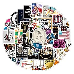 Love Guitar Stickers Fender Electric Guitar