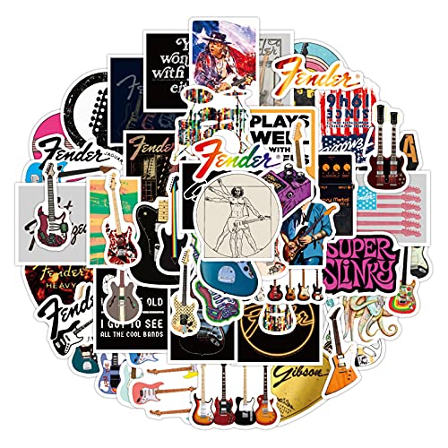 Love Guitar Stickers Fender Electric Guitar