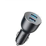 Anker Car Charger, 36W Metal Dual USB Car Charger Adapter, PowerDrive III 2-Port 36W Alloy for Galaxy S20/ S20+/ S10/ S10e/ S