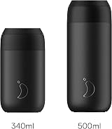 Chilly's Series 2 Coffee Cup Abyss Black 340ml Double Walled Stainless view 2