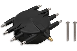 MSD 85413 Crab Style Distributor Cap, Black