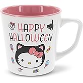 Silver Buffalo Sanrio Hello Kitty Halloween Ceramic Mug, 17.5 Ounces