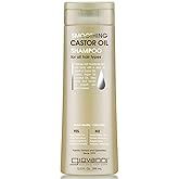 GIOVANNI Smoothing Castor Oil Shampoo - All Hair Types, Moisturize Hair & Scalp, Hydrate & Tame Frizz, Jojoba, Argan Oil, Coconut Oil, Shea Butter, Keratin - 13.5 oz
