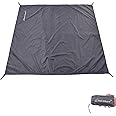Clostnature Tent Footprint - Waterproof Camping Tarp, Heavy Duty Tent Floor Saver, Ultralight Ground Sheet Mat for Hiking, Backpacking, Hammock, Beach - Storage Bag Included