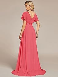 Ever-Pretty Women's Classic Chiffon Short Sleeve