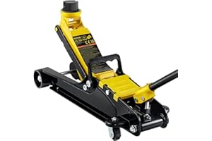 VEVOR 2.5 Ton Low Profile, Heavy-Duty Steel Racing Floor Jack with Single Piston Lift Pump, Lifting Range 3.35"-14.96"
