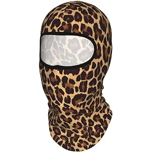 YzgWjBhd Cool Cheetah Leopard Printed Balaclava Ski Mask