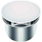 IMPRESA 6 Quart Silicone Inner Pot Lid Compatible with Instant Pot DUO60/LUX60/Smart60 Pressure Cooker Cover - Clear, Retains Steam - Dishwasher &amp; Freezer Safe Silicone Lid