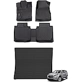 Wailtnb Car Floor Mats & Cargo Trunk Liners Custom Fit 2012-2017 Chevrolet Equinox/GMC Terrain All Weather Floor Liners for Chevy Equinox Car Mats for GMC Terrain Accessories for Equinox 2012-2017