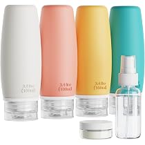Amazon.com: PACKISM TSA Approved Toiletry Bottles - 6 Pack Leak ...