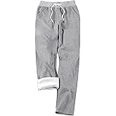 Gihuo Womens Sweatpants Warm Fleece Sweatpants Winter Sherpa Lined Joggers Pants