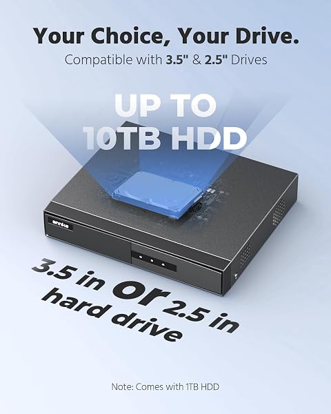 ANNKE 8 CHANNEL DVR FOR SECURITY CAMERA, 3K LITE HYBRID 5-IN-1 CCTV DIGITAL VIDEO RECORDER, SUPPORTS 8CH TVI/AHD/CVI/CVBS ANALOG AND 2CH IP CAMERAS, 24/7 RECORDING FOR HOME SURVEILLANCE, NO HDD, BLACK