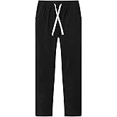 Buytop Boys Corduroy Pants Soft Sweatpants Elastic Waist Joggers Pants Casual Long Trousers