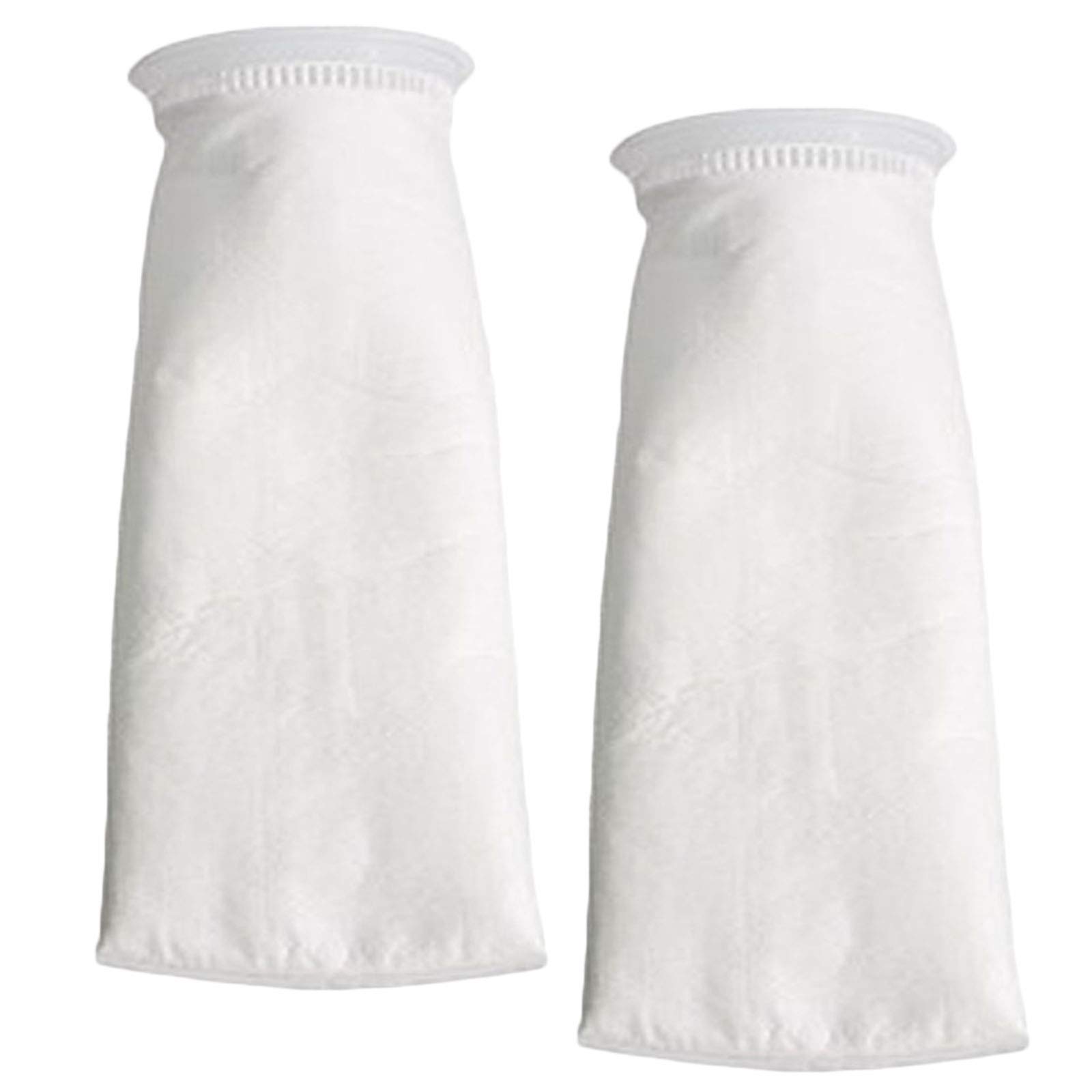 2 Pack 10 Micron 4 Inch Ring by 15 Inch Long Felt Filter Socks - Liquid Fabric Filter Bag (10 Micron/um 4" Ring)