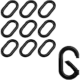 Tighall Spring Oval Rings Metal Spring Snap Clip Round Keychain Key Ring Clips Oval Ring Buckle for Bags, Purses, Handbag, DIY Craft