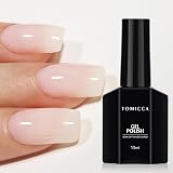 TOMICCA Milky White Gel Nail Polish 15ml Natural French Soak Off UV LED