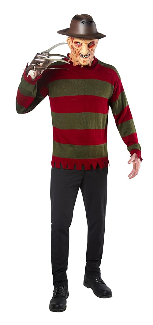 Rubies A Nightmare On Elm Street: Freddy Krueger Costume Sweater for Adults, Men's Extra-Small