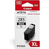 Canon PG-285 XL Genuine Black Ink Cartridge, Compatible with TR7820, TS7720/7722