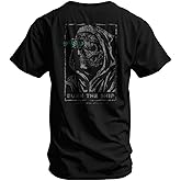 Combat Iron Men's Graphic T-Shirt - Burn the Ship | Soft cotton-poly blend, athletic tapered fit - tagless neck, no-sag collar, pre-shrunk for work, gym &amp; everyday wear.