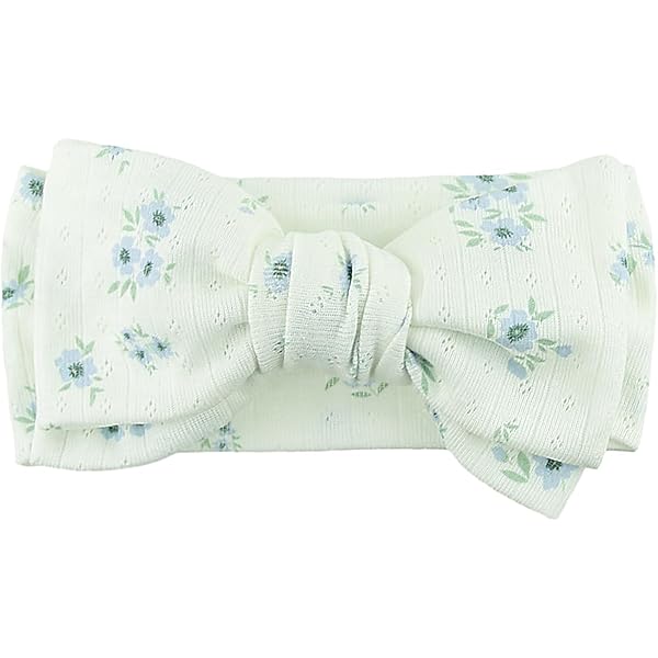 Handmade Baby Bow With Knotted Double Bows Stretchy Soft Cotton Infant Headwrap Comfortable Hair Accessories Newborn Toddler Kids Ideal Gift Baby Shower H