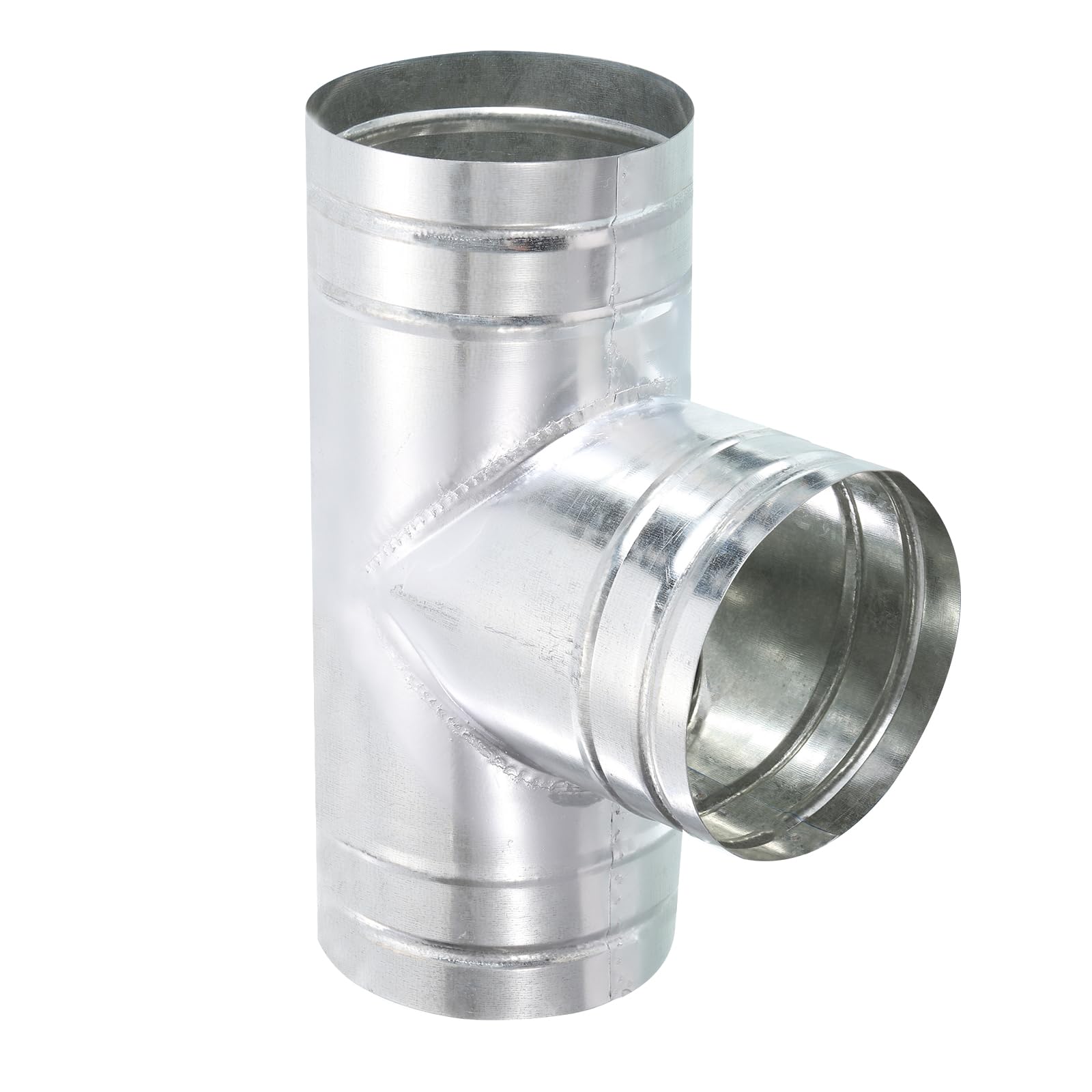Photo 1 of PATIKIL 5 Inch 3 Way Duct Splitter, Tee Connector Air Vent Duct Hose Exhaust Pipe Adapter for Dryer Exhaust Fan Vent Systems HVAC