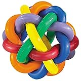 Multi Pet Nobbly Wobbly Dog Rubber Ball-Medium, for