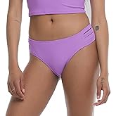 Body Glove Womens Smoothies Nuevo Contempo Solid Full Coverage Bikini Bottom Swimsuit