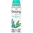 Downy Light Laundry Scent Booster Beads for Washer, Woodland Rain, 20.1 oz, with No Heavy Perfumes