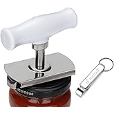 Kichwit Arthritis Jar Opener Stainless Steel Lids Off Jar Opener