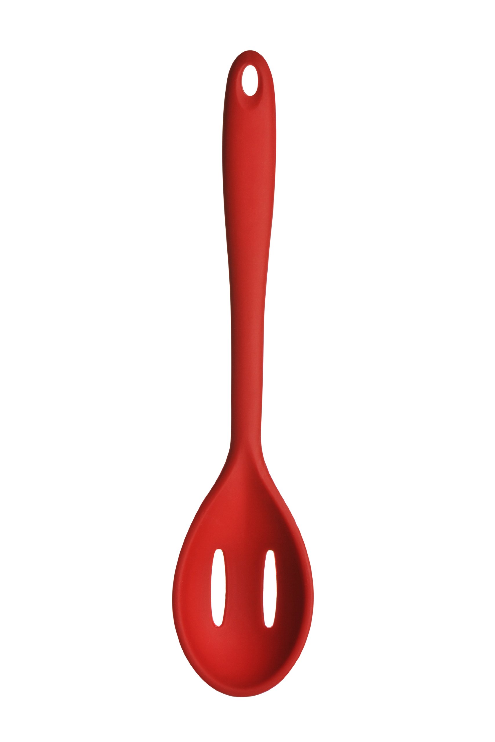 ZING! Silicone Slotted Spoon, Red