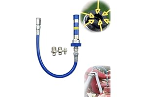 NOAMED Lube Pro Plus High Pressure Grease Coupler Lube Pro Plus Couple Grease Fittings Extensions Heavy-Duty Grease Gun Coupler Fits All Grease Guns Grease Gun Coupler Adapter for Tight Spaces (1*PCS)