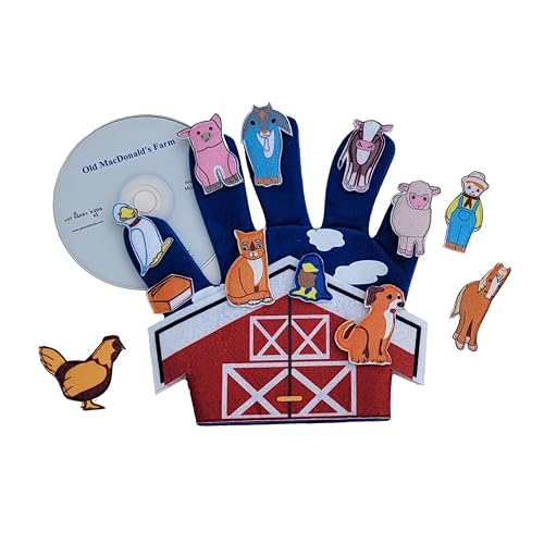 Get Ready Kids Old Macdonald’s Farm Glove Puppet Set with CD ...