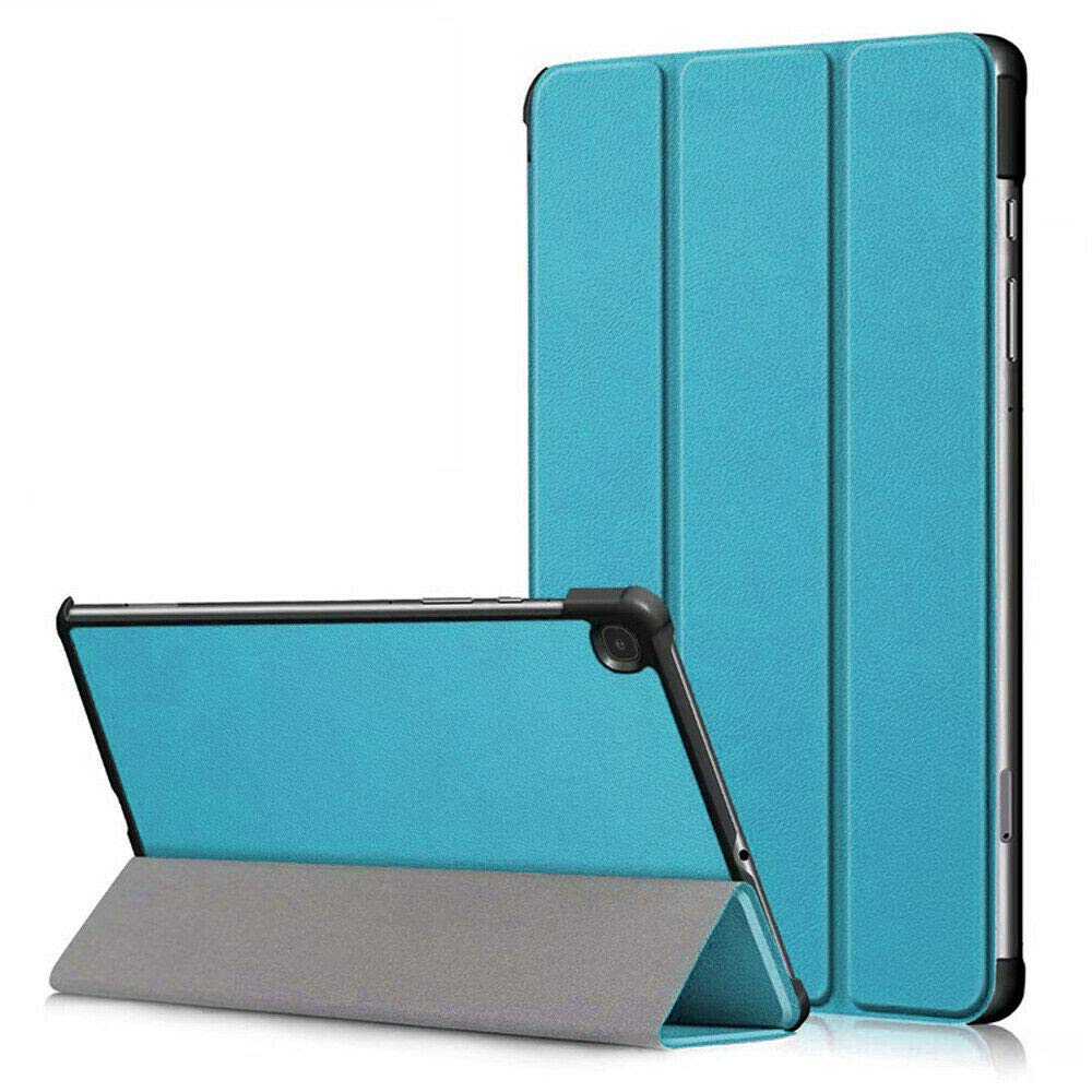 for Samsung Galaxy Tab S6 Lite 10.4 (2024/2022/2020) Smart Case P610 P615 P613 P619 P620 P625 Magnetic Stand with Sleep/Wake Function (Aqua)