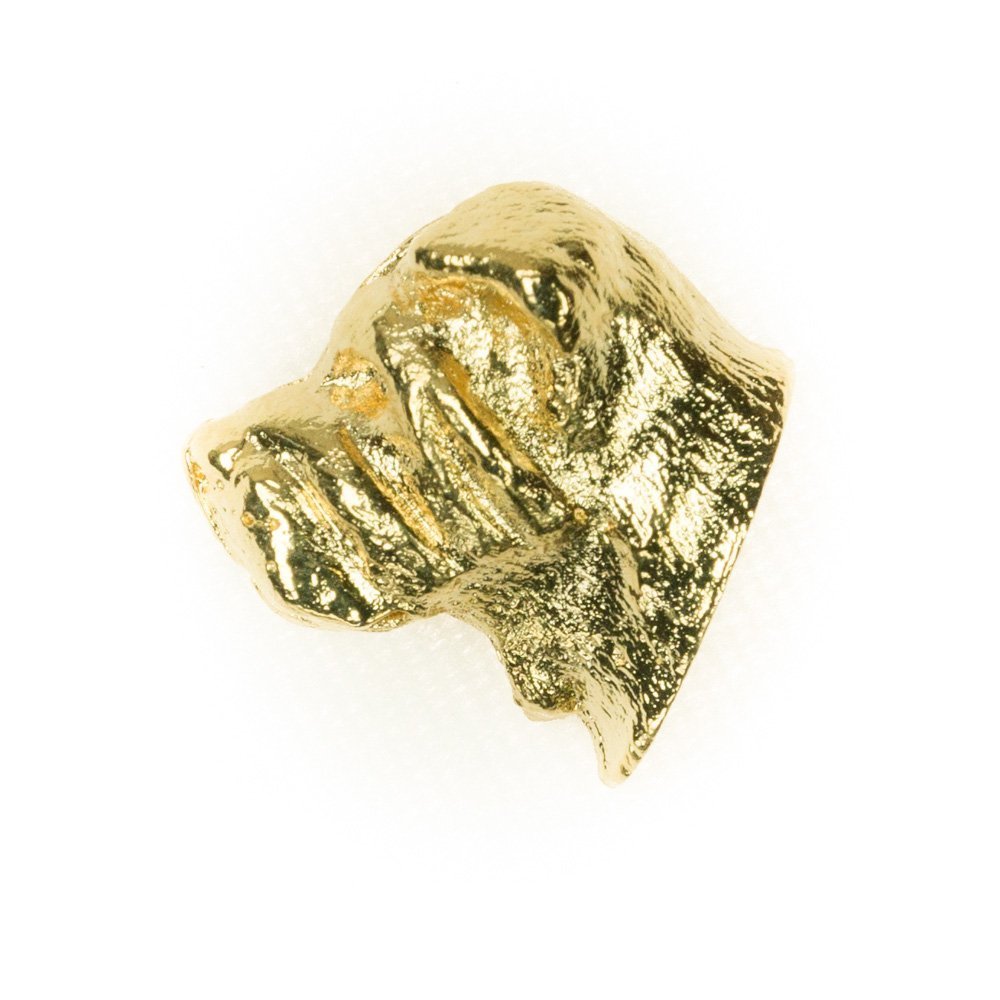 SHAR - PEI Made in U.K Artistic Style Dog Clutch Lapel Pin Collection 22ct Gold Plated