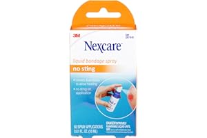 3M Personal and Health Care 78498 Nexcare No Sting Liquid Bandage Spray - 0.6...