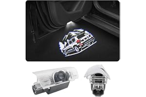 akarin 2 Pcs LED Car Door Logo Lights Compatible for GX 400 460 2010-Present Courtesy Projector Laser Welcome Light Puddle Lamp Car Accessories (GX 400 (2010-present))
