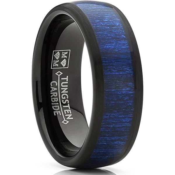 Celtic Dragon Royal Purple 6mm Tungsten Ring Womens Mens Wedding Band