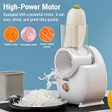 Bouncy Electric Cheese Grater Salad Maker Slicer Vegetable Chopper 3 Blades view 7